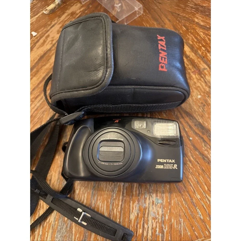 Pentax IQZoom 105-R, 38-105mm Compact 35mm Film Camera, Weather Resistent